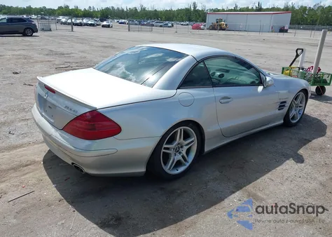 2004 Mercedes-Benz Sl 500 из США, поврежденный, VIN WDBSK75FX4F073855